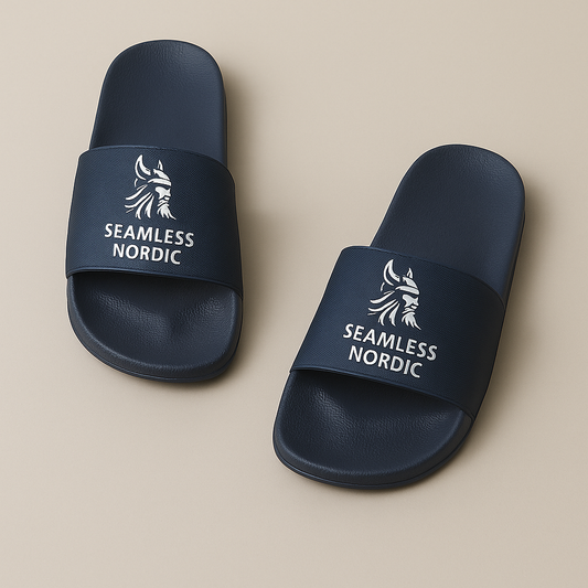 Navy Spa Slippers